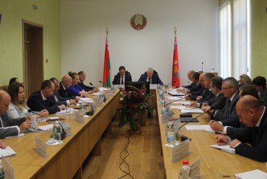 Дмитрий Баско принял участие в заседании коллегии Комитета госконтроля Гомельской области