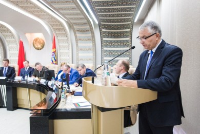 Председатель КГК Минской области Валерий Стадольник принял участие в заседании Минского облисполкома