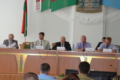Леонид Анфимов принял участие в заседании Шумилинского районного исполнительного комитета