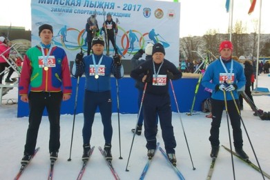 Председатель Комитета госконтроля Леонид Анфимов принял участие в «Минской лыжне-2017»