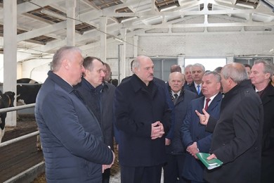 Леонид Анфимов принял участие в рабочей поездке Главы государства в Минскую область