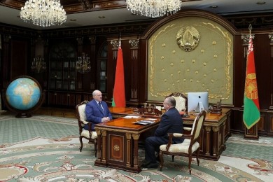 Президент Беларуси Александр Лукашенко принял с докладом Председателя Комитета госконтроля Василия Герасимова