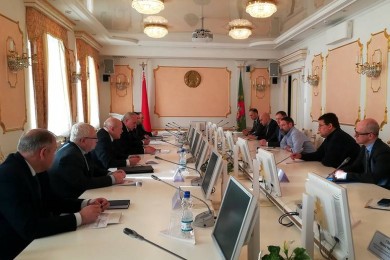 Leonid Anfimov took part in a working meeting in the Vitebsk Region Executive Committee with representatives of the World Health Organization