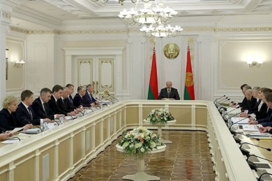 Leonid Anfimov took part in a meeting with the leadership of the Council of Ministers, held by the President of Belarus