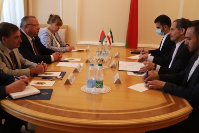 State Control Committee held a meeting with the Ambassador Extraordinary and Plenipotentiary of the Islamic Republic of Iran to the Republic of Belarus