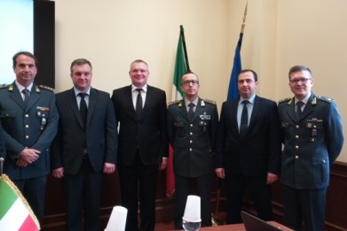 Delegation of the Financial Investigations Department visited Italy