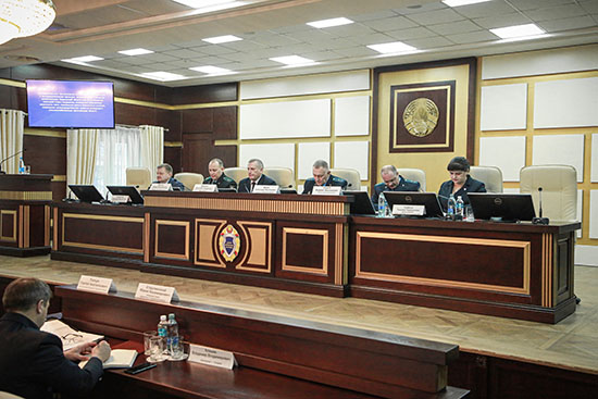 В Гродно состоялось совместное заседание коллегии Комитета госконтроля Гродненской области и прокуратуры области.