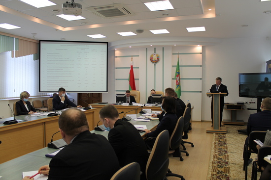коллегия Комитета госконтроля Витебской области подвела итоги работы за 2021 год и определила задачи на 2022 год