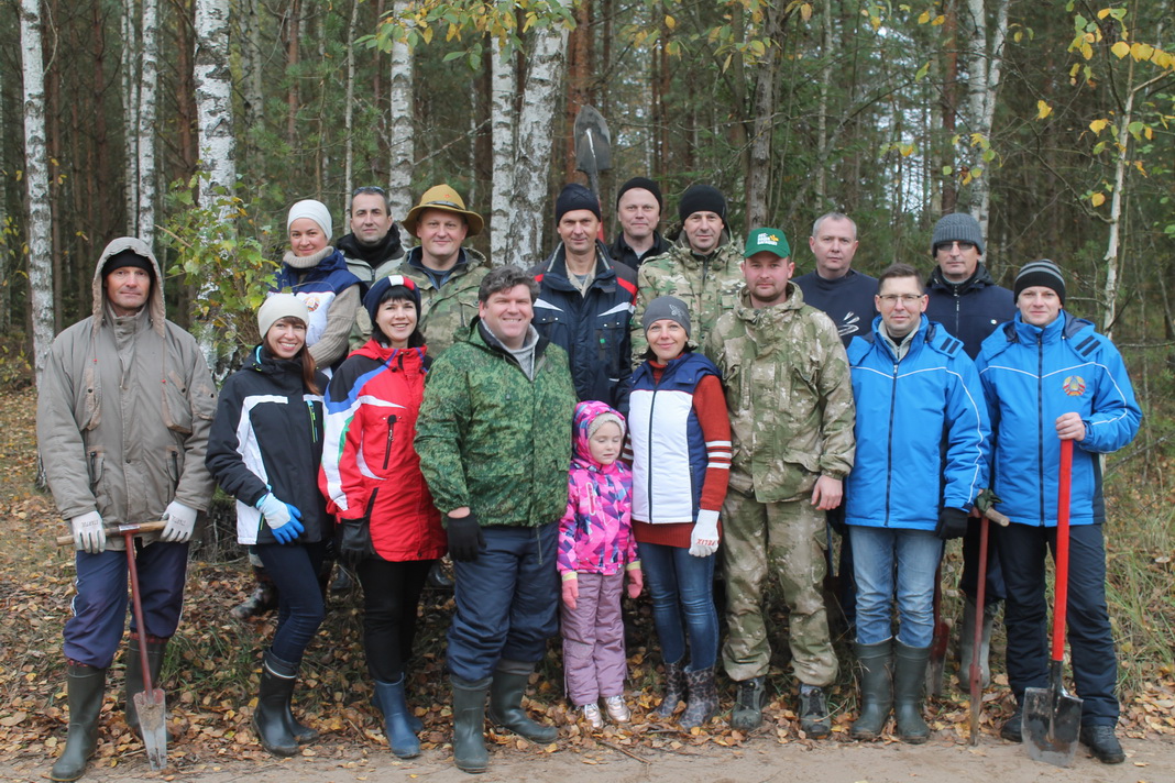 Работники Комитета государственного контроля Могилевской области приняли участие в акции «Чистый лес» и субботнике.