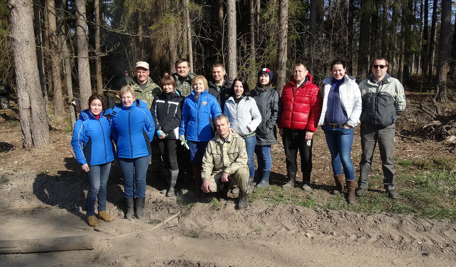 К 100-летию органов государственного контроля работники КГК Могилевской области высадили более 4 тыс. деревьев