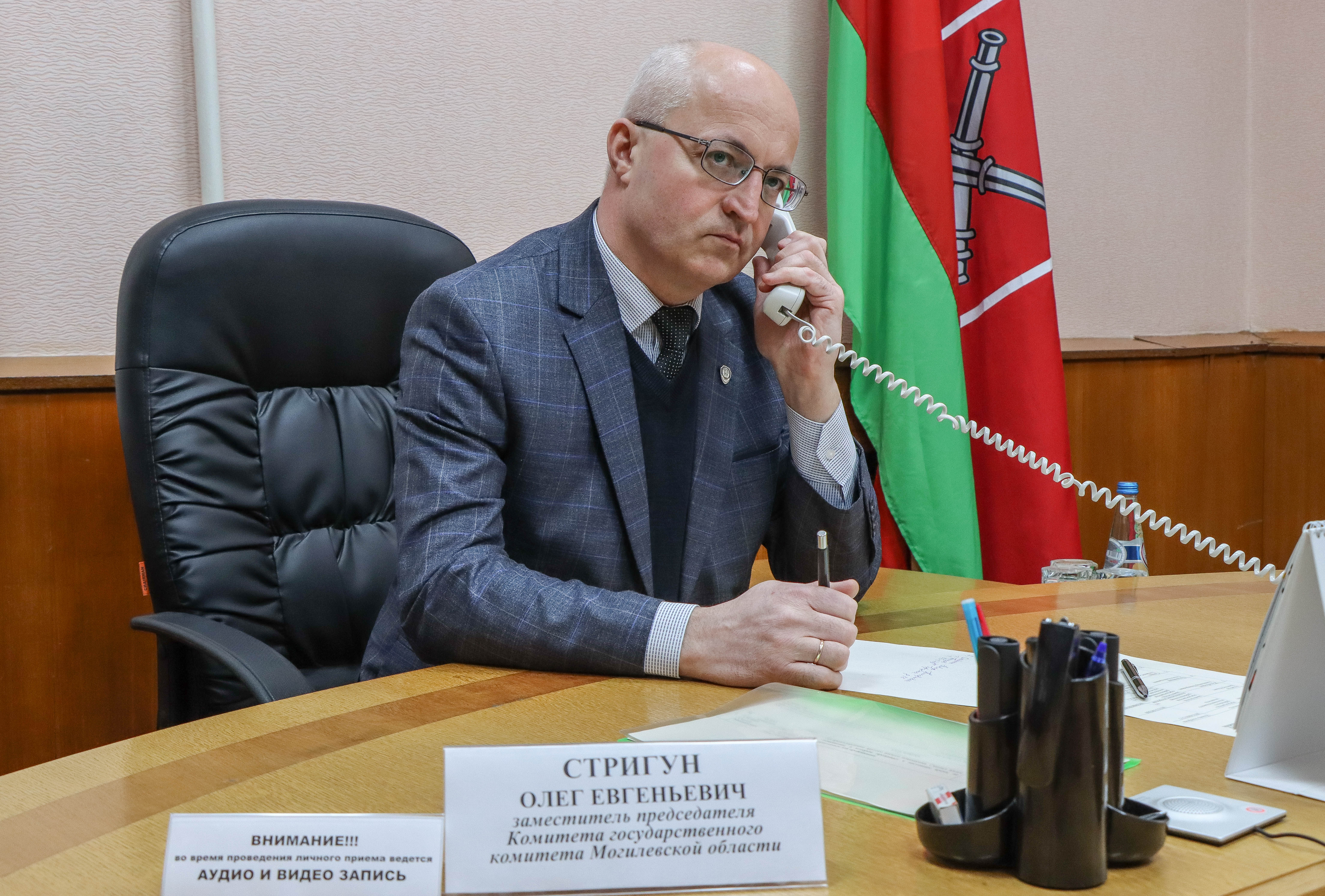 Прямая телефонная линия» и прием граждан по личным вопросам в Быховском районе