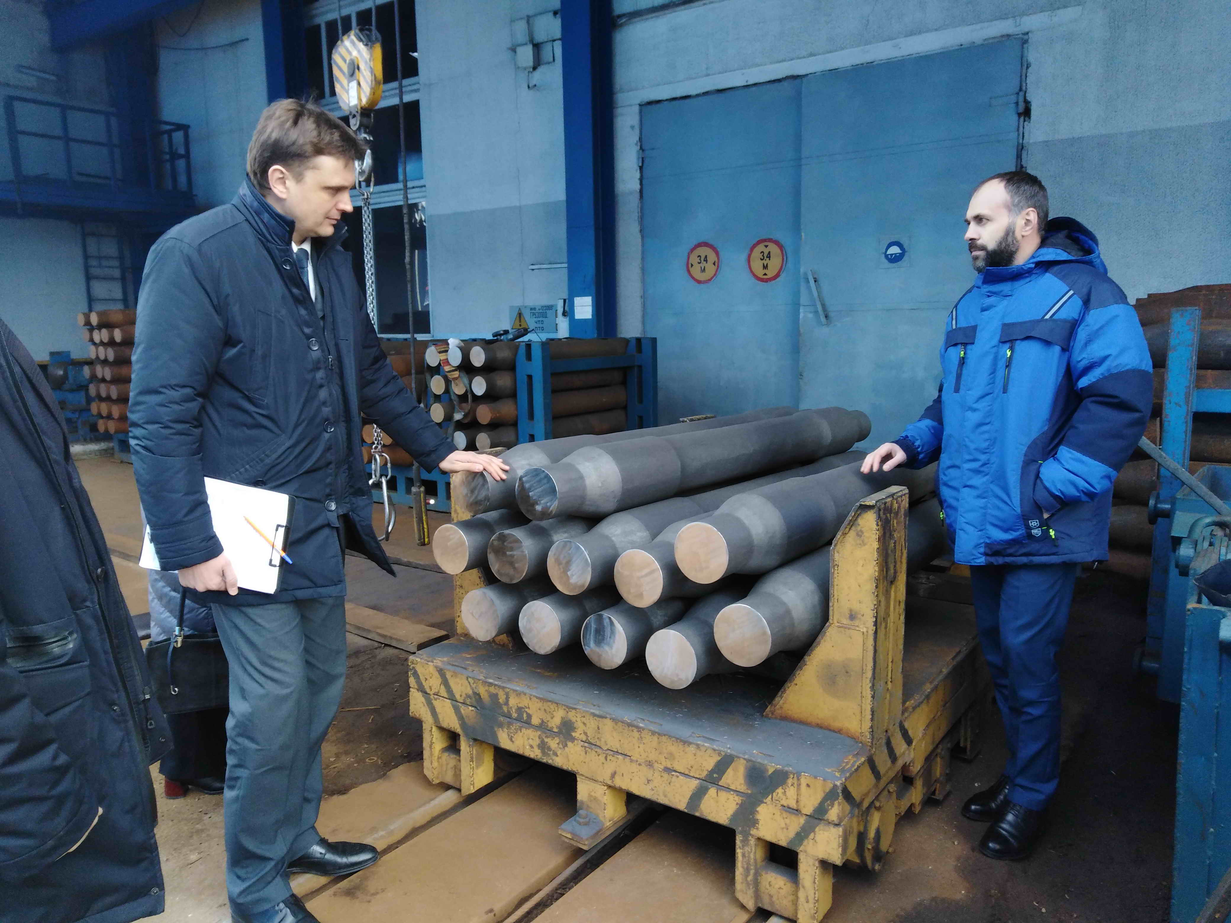 Первый заместитель председателя Комитета госконтроля Могилевской области посетил ОАО «Могилевский металлургический завод»