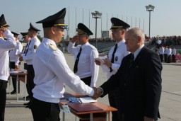 Сadets of the Academy of the Ministry of Internal Affairs, undergoing training for the financial investigation bodies of the State Control Committee, took the oath of allegiance to the motherland