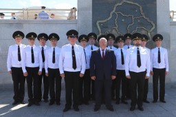 Председатель Комитета государственного контроля принял участие в торжественной церемонии выпуска офицеров Академии МВД