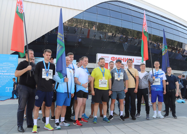 Minsk Half Marathon 2024. 20 representatives of the State Control Committee and the Department of Financial Investigations took to the distance