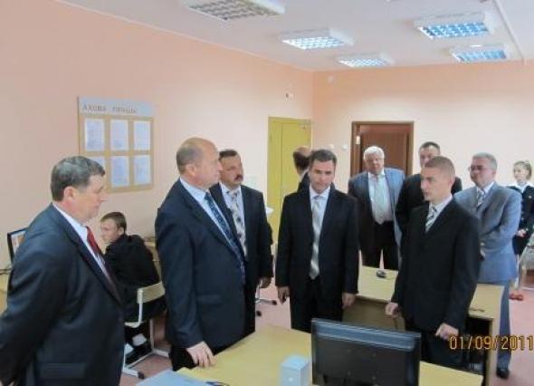 Председатель КГК принял участие в торжественном открытии учебно-педагогического комплекса в д.Хильчицы Житковичского района

